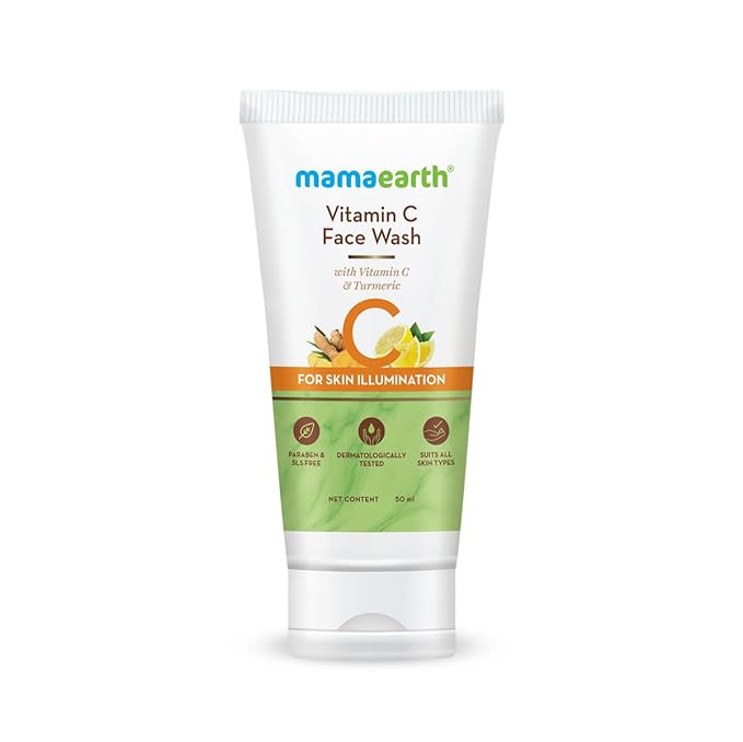 Mamaearth Vitamin C Face Wash for Skin Illumination - Image 1