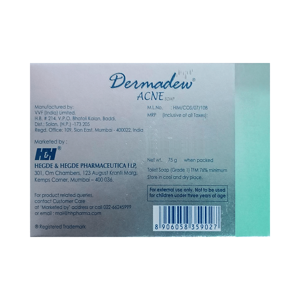 Dermadew Acne Soap - Image 2
