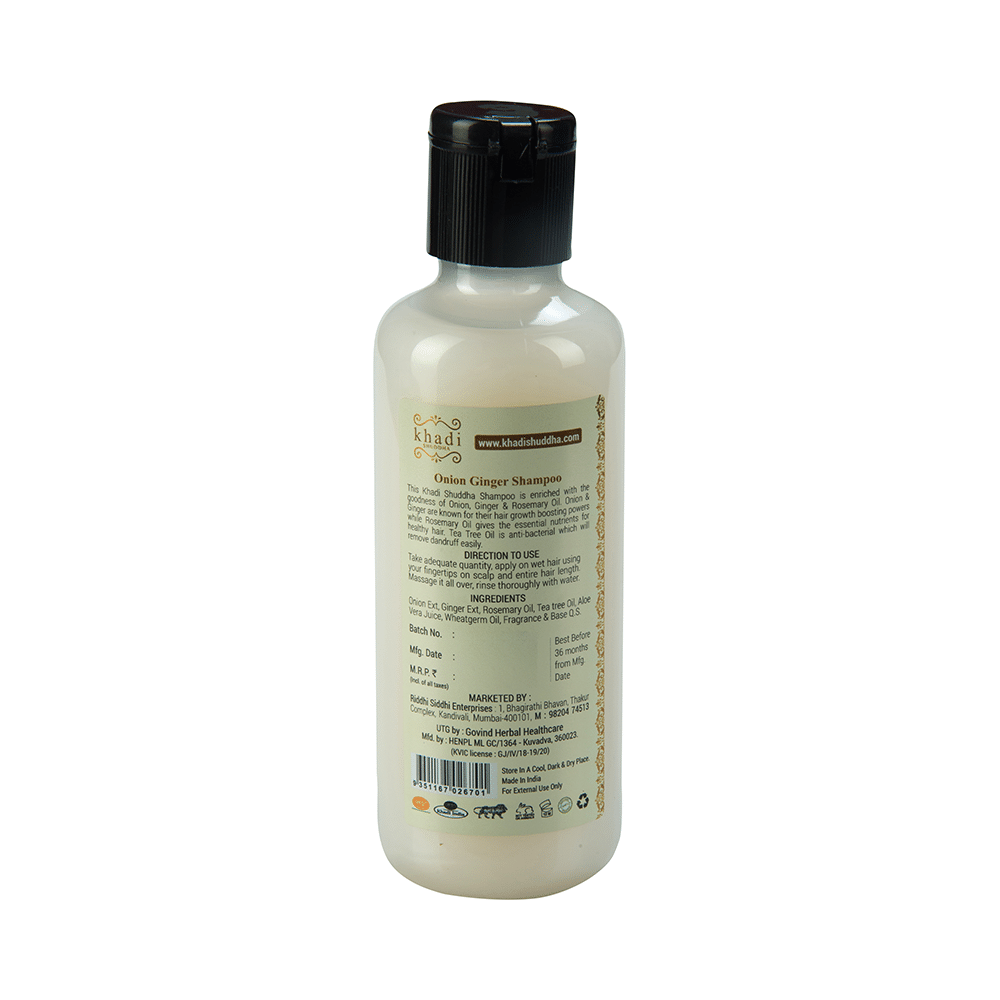 Khadi Shuddha Onion Ginger Shampoo - Image 2