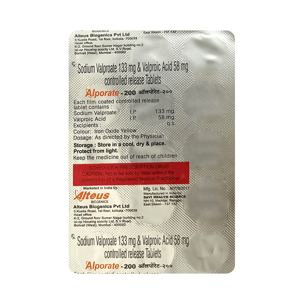 Alporate 200 Tablet CR - Image 1
