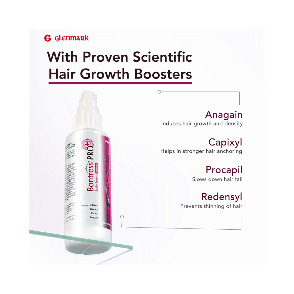 Bontress Pro + Hair Growth Serum with Anagain, Capixyl, Procapil & Redensyl | Reverse Hair Fall, Reactivate Hair Cells, Strengthen Weak Hair & Grow Thicker Hair | for Men & Women Hair Care - Image 8