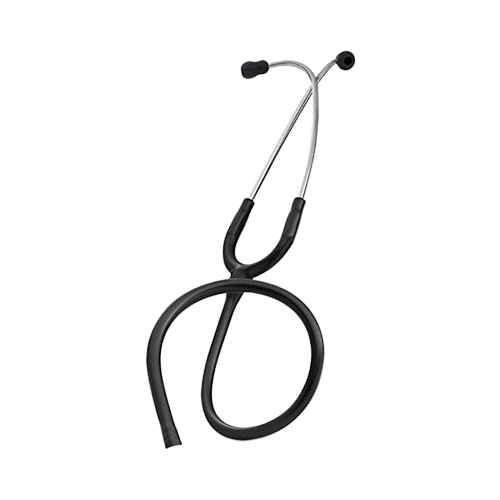 3M Littmann Stethoscope Binaurals for Classic II S.E Pediatric and Infant, Black Tube, 28 inch - Image 1