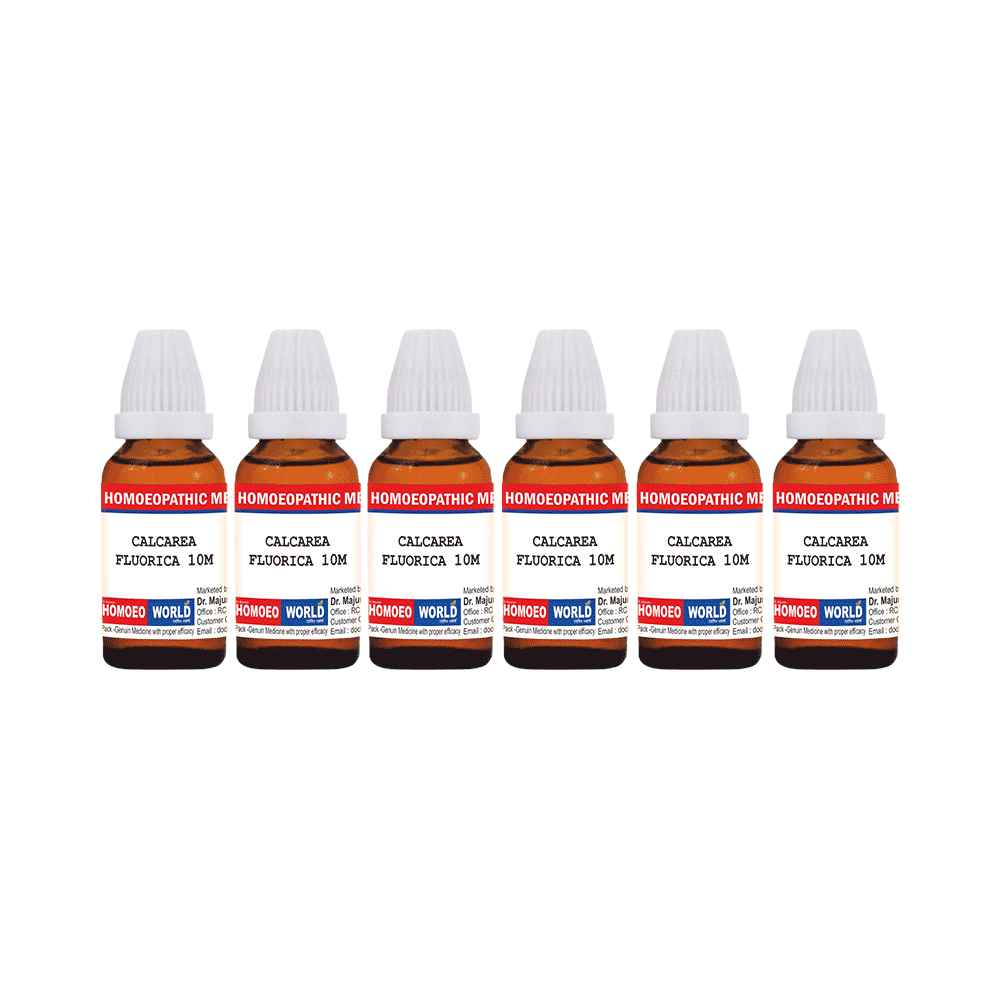 Dr. Majumder Homeo World Calcarea Fluorica Dilution(30ml Each) 10M - Image 1