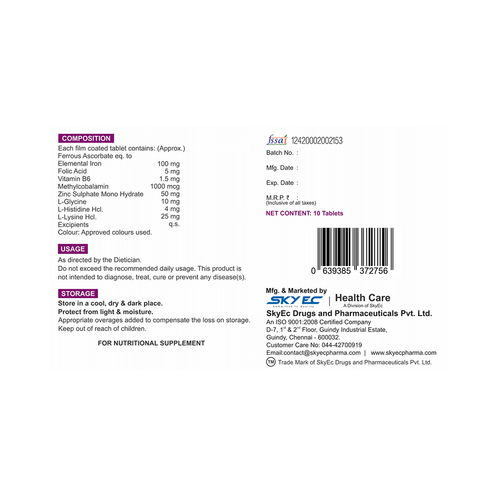 Nicefer Iron Tablet - Image 3