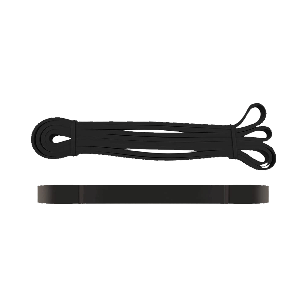 Boldfit Heavy Resistance Band for Exercise & Stretching Black 15-30kg