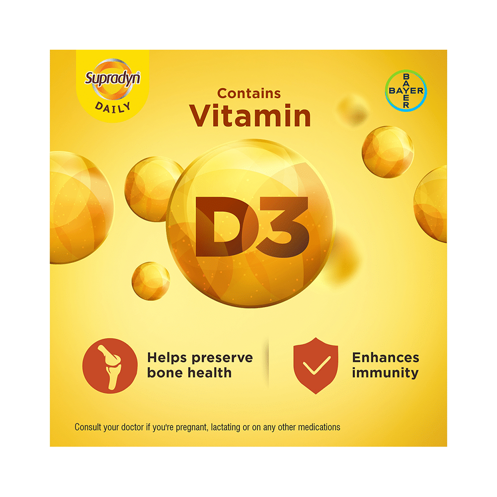 Supradyn Daily Multivitamin Tablet with Minerals, Trace Elements & Amino Acids | For Energy & Immunity - Image 5