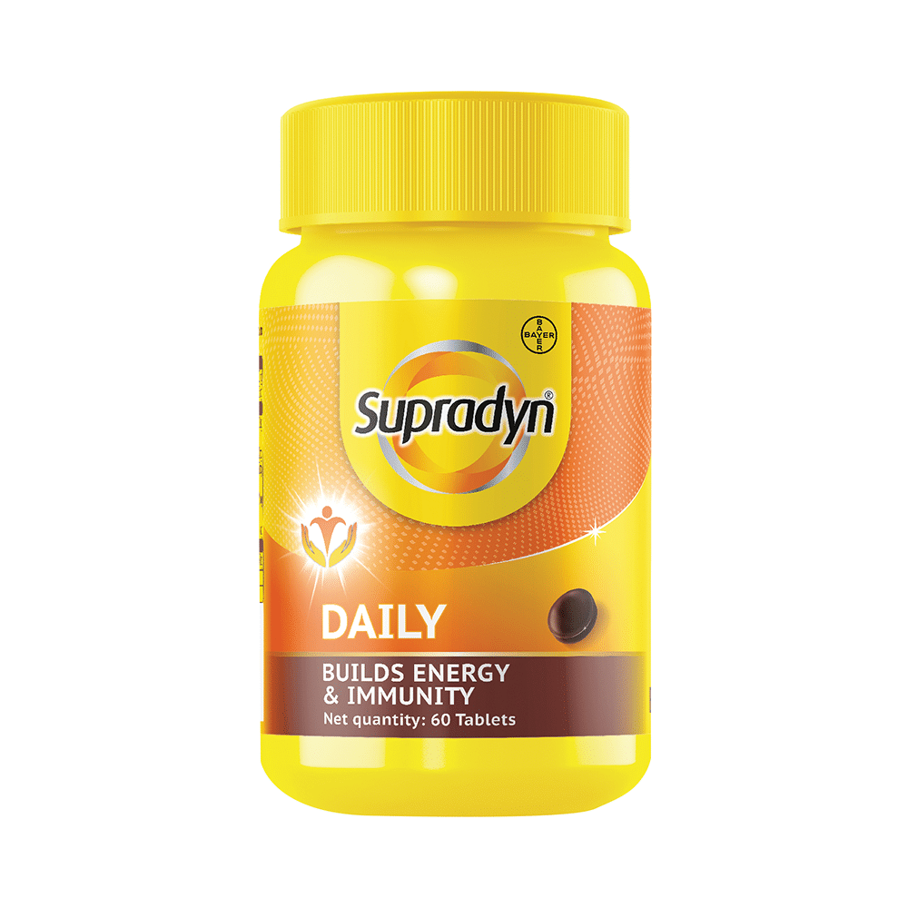 Supradyn Daily Multivitamin Tablet with Minerals, Trace Elements & Amino Acids | For Energy & Immunity