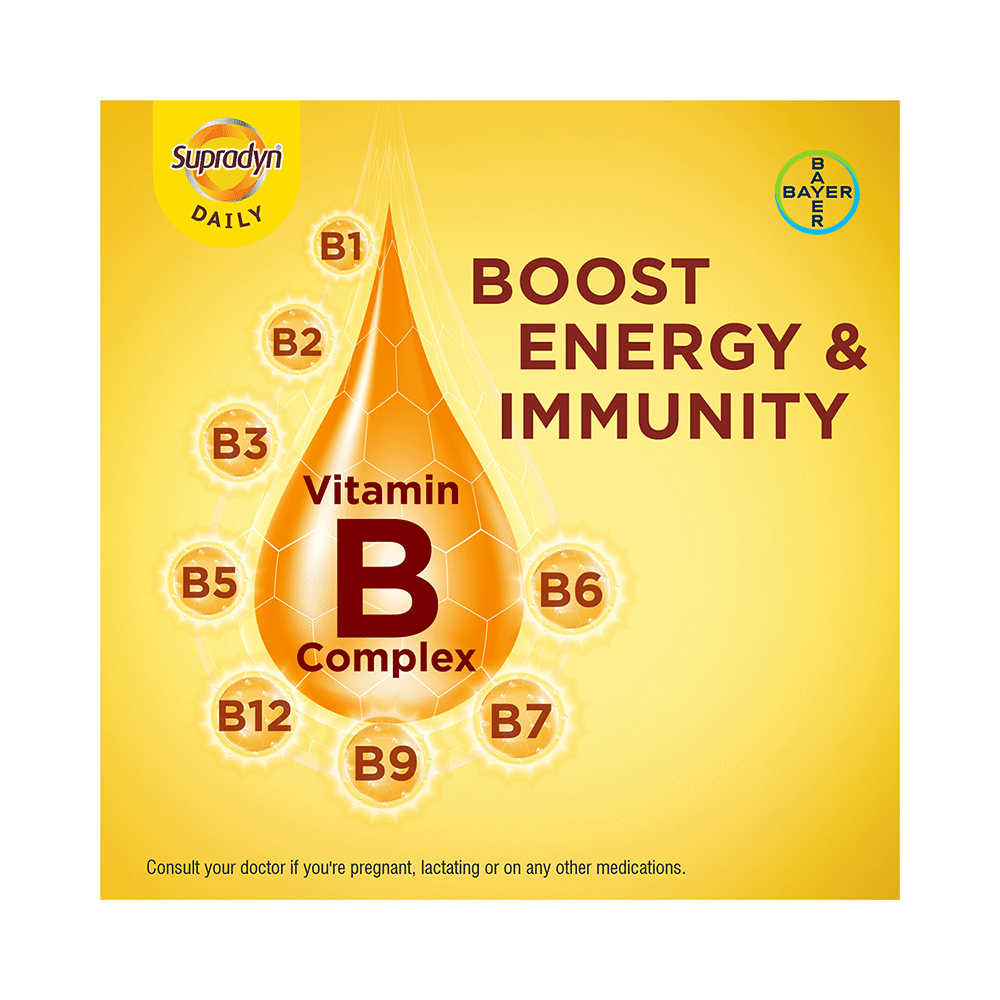 Supradyn Daily Multivitamin Tablet with Minerals, Trace Elements & Amino Acids | For Energy & Immunity - Image 6