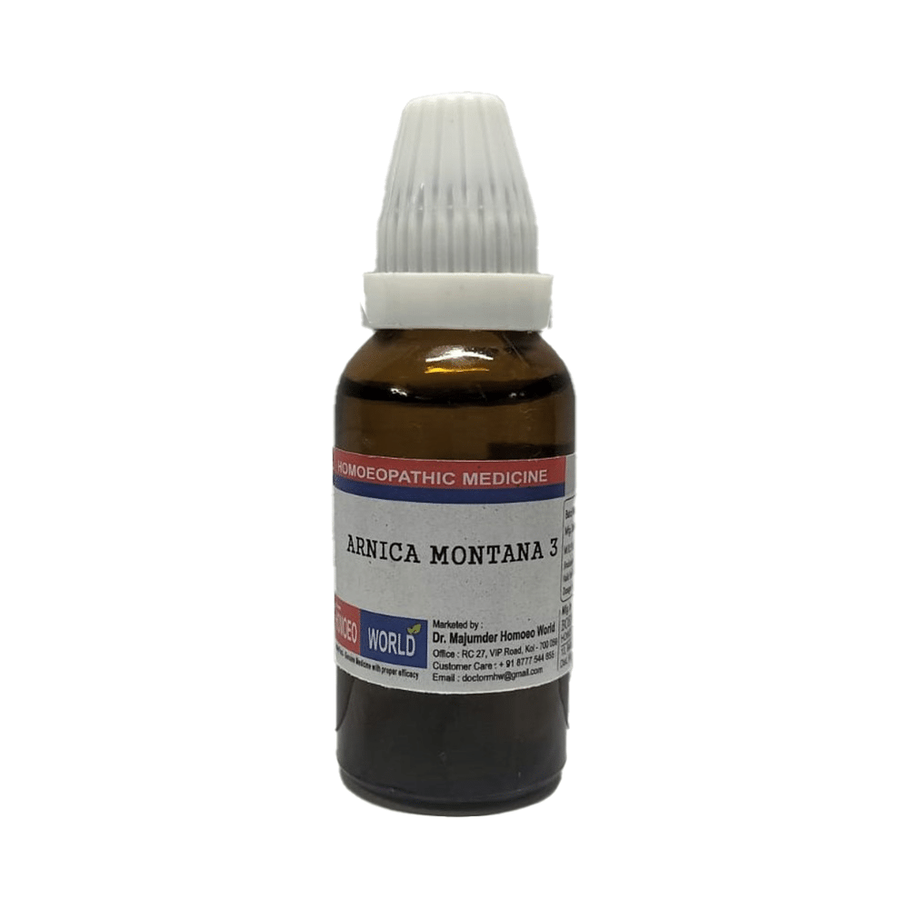 Dr. Majumder Homeo World Arnica Montana 3 (30ml Each)