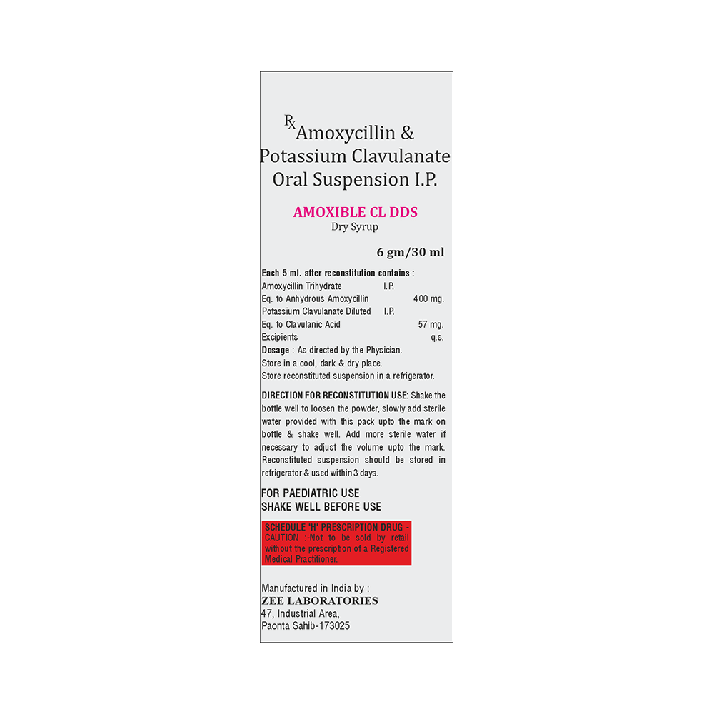 Amoxible CL DDS Dry Syrup - Image 2