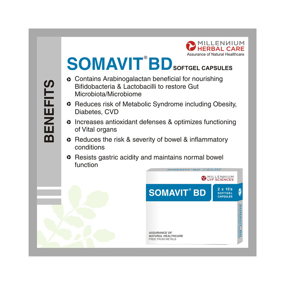 Somavit BD Softgel Capsule (30 Each) - Image 4