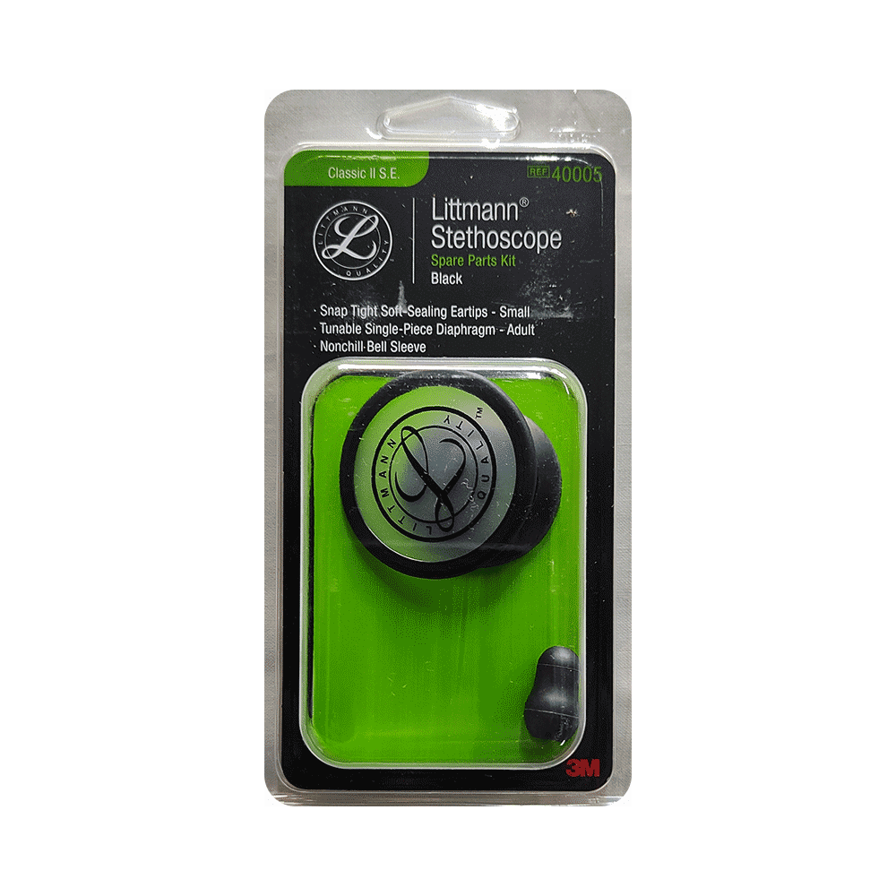 3M Littmann 40005 Spare Parts Kit Black - Image 1