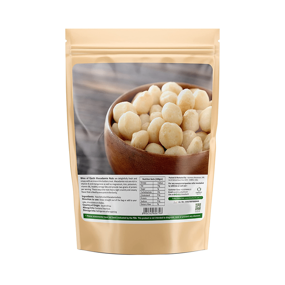 Bliss of Earth Raw & Dehulled Macadamia Nuts - Image 2