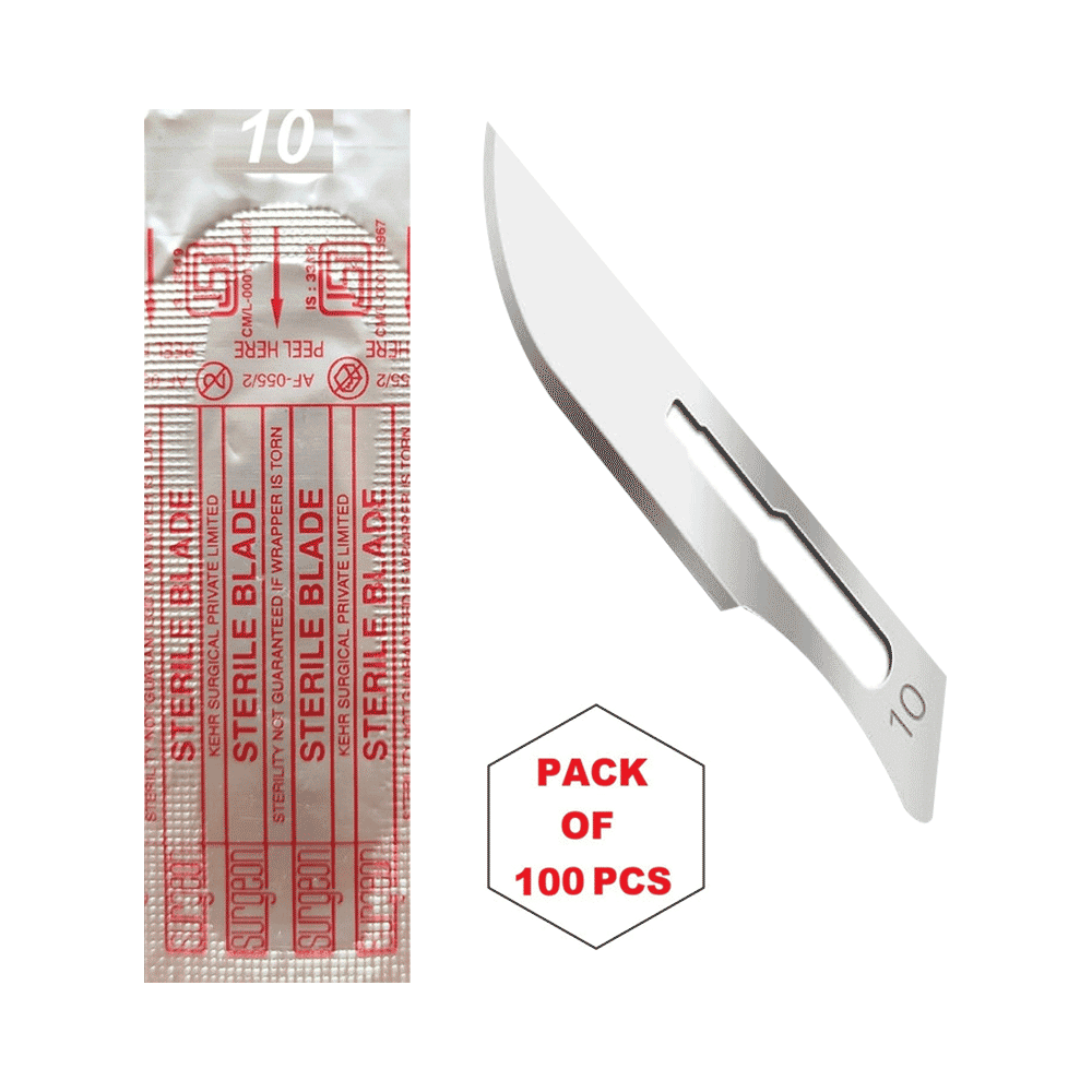 Agarwals Carbon Steel Sterile Surgical Blade 10 - Image 2