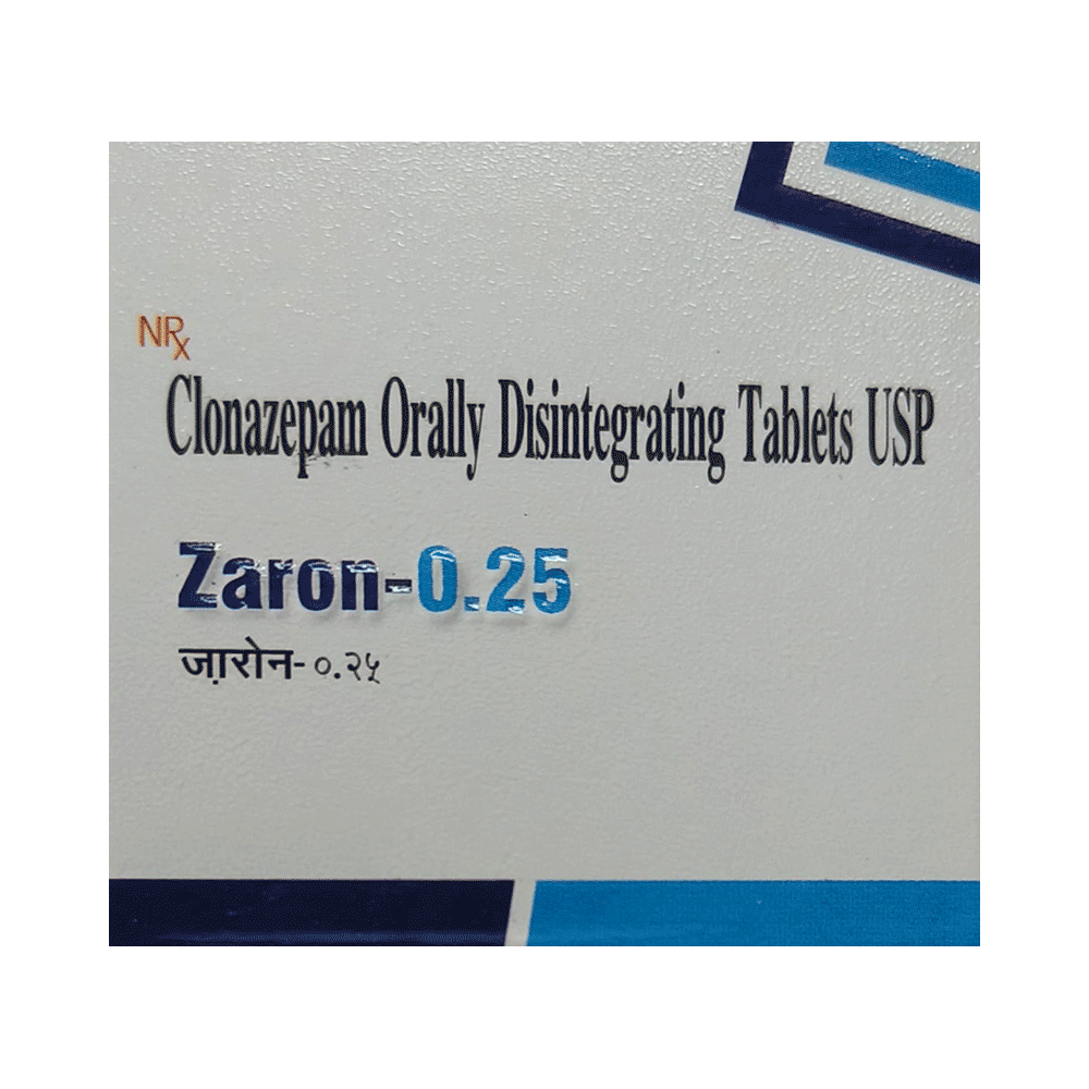 Zaron 0.25 Tablet MD - Image 1