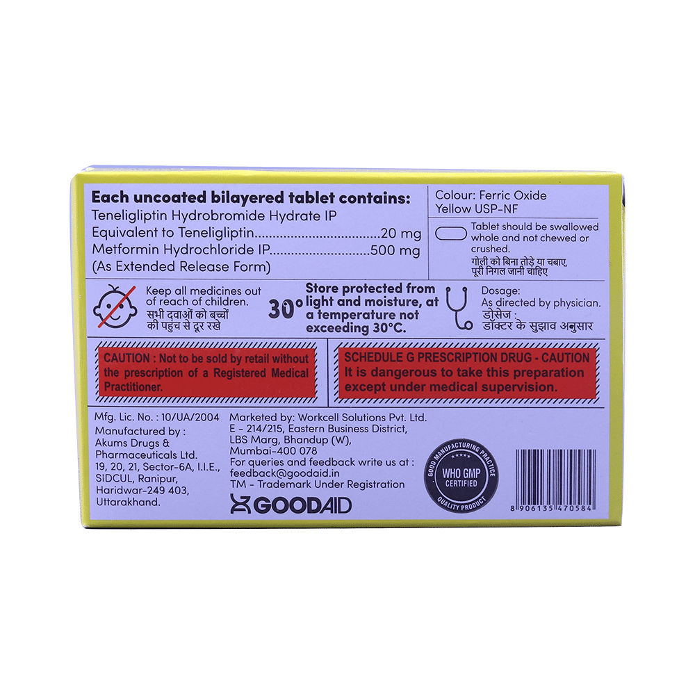 Gliptinaid M 500 Tablet ER - Image 2