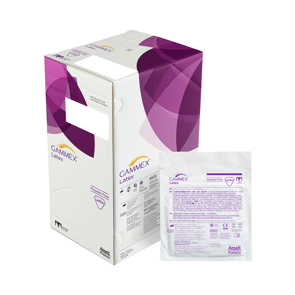 Ansell Gammex Latex Powder Free Surgical Glove 8.5 - Image 7