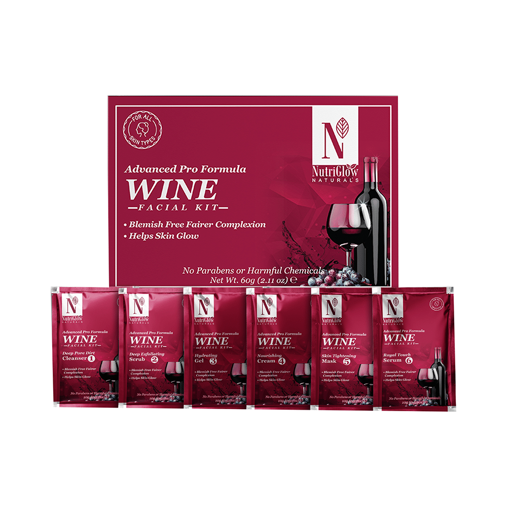 NutriGlow Natural's Advanced Pro Formula Wine Facial Kit - Image 1