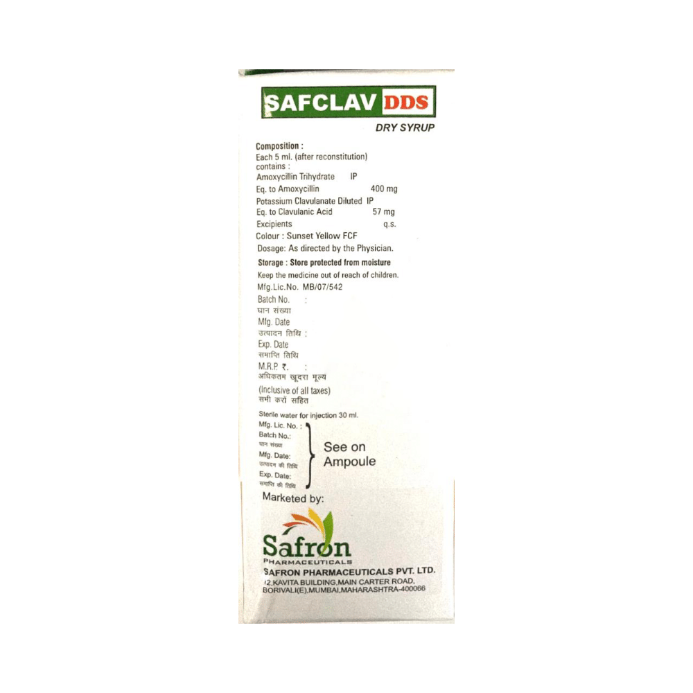 Safclav DDS Dry Syrup - Image 2