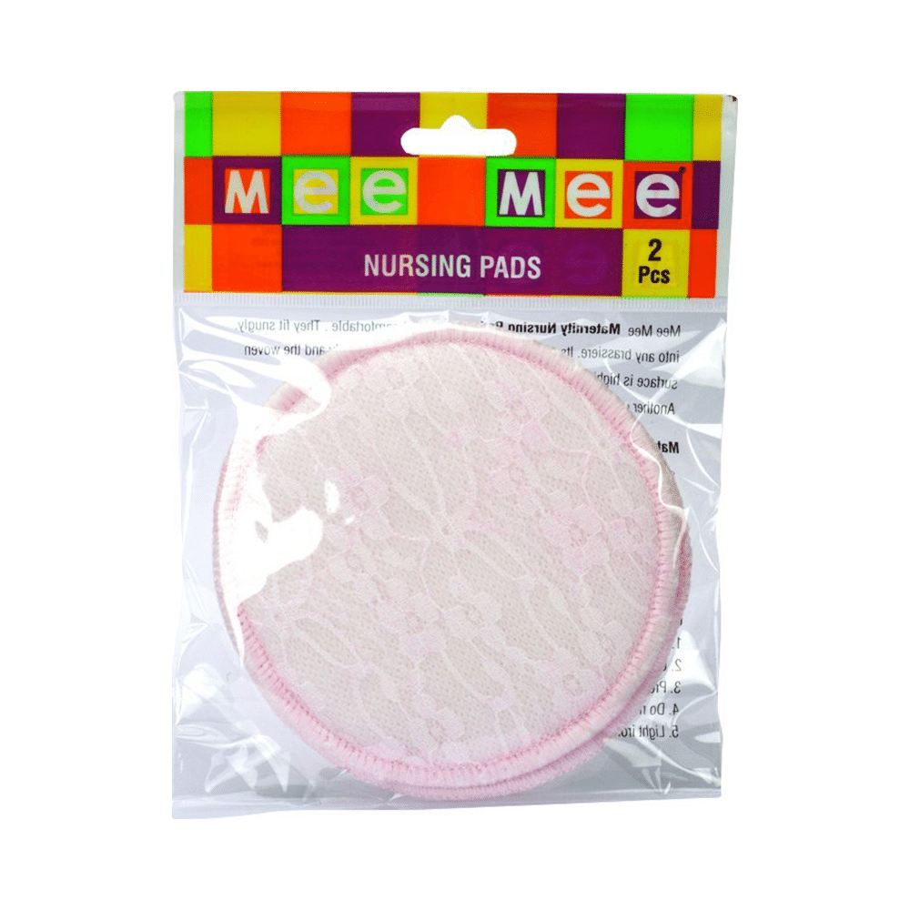 Mee Mee Washable Cotton Maternity Breast Pads Pink