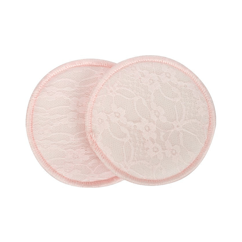Mee Mee Washable Cotton Maternity Breast Pads Pink - Image 2