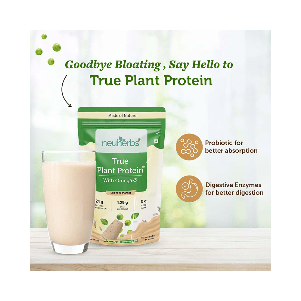 Neuherbs True Plant Protein Powder with Omega-3 Kulfi - Image 6