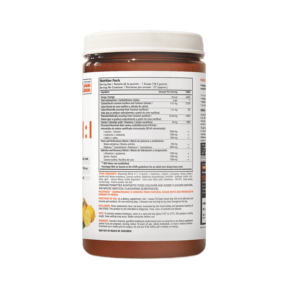 KLR. FIT Pure.Fit BCAA 4:1:1 Powder Spiced Lemon - Image 2