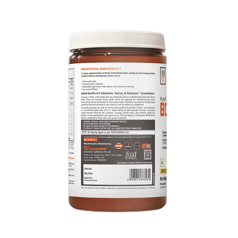 KLR. FIT Pure.Fit BCAA 4:1:1 Powder Spiced Lemon - Image 3