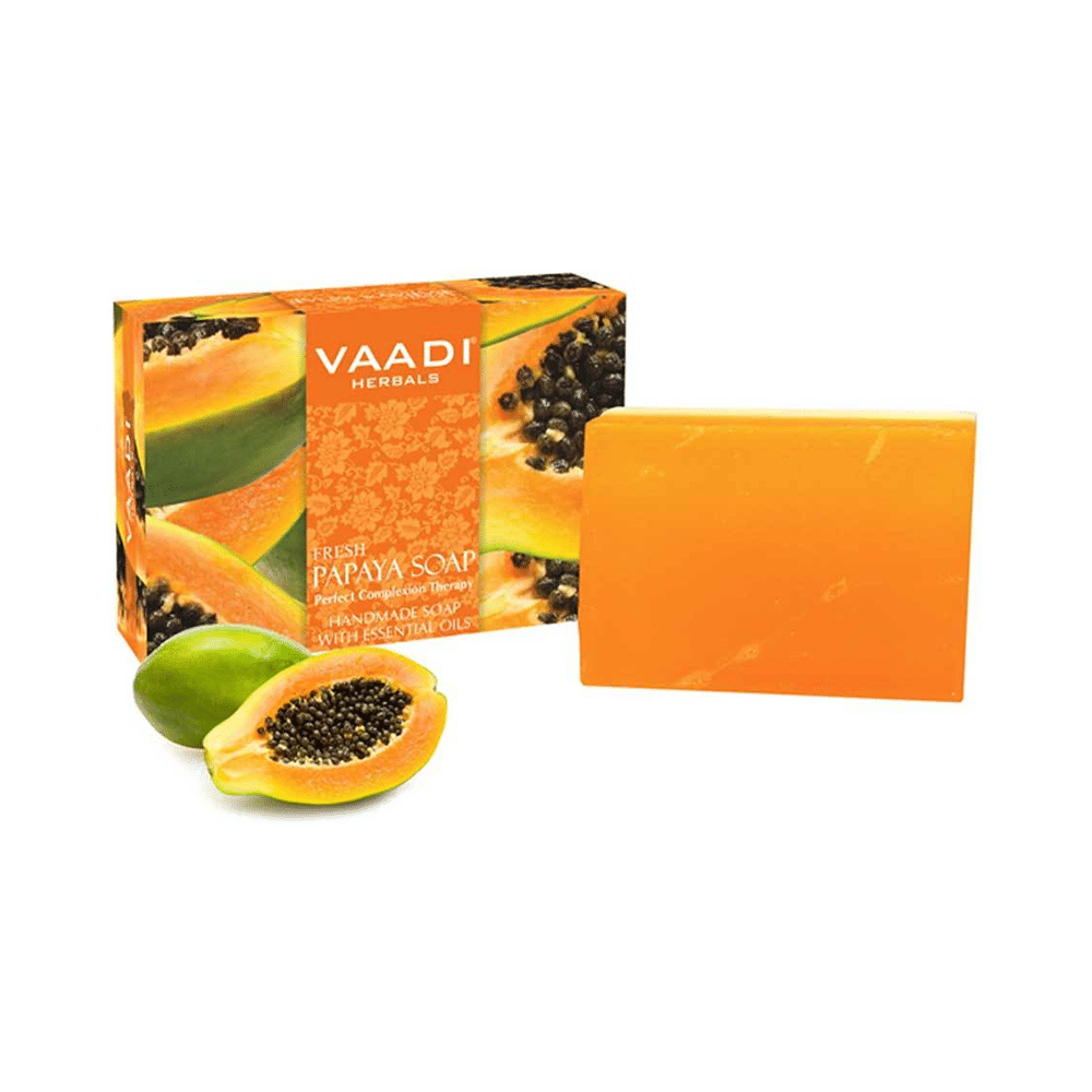 Vaadi Herbals Super Value Pack of Fresh Papaya Soap - Image 1