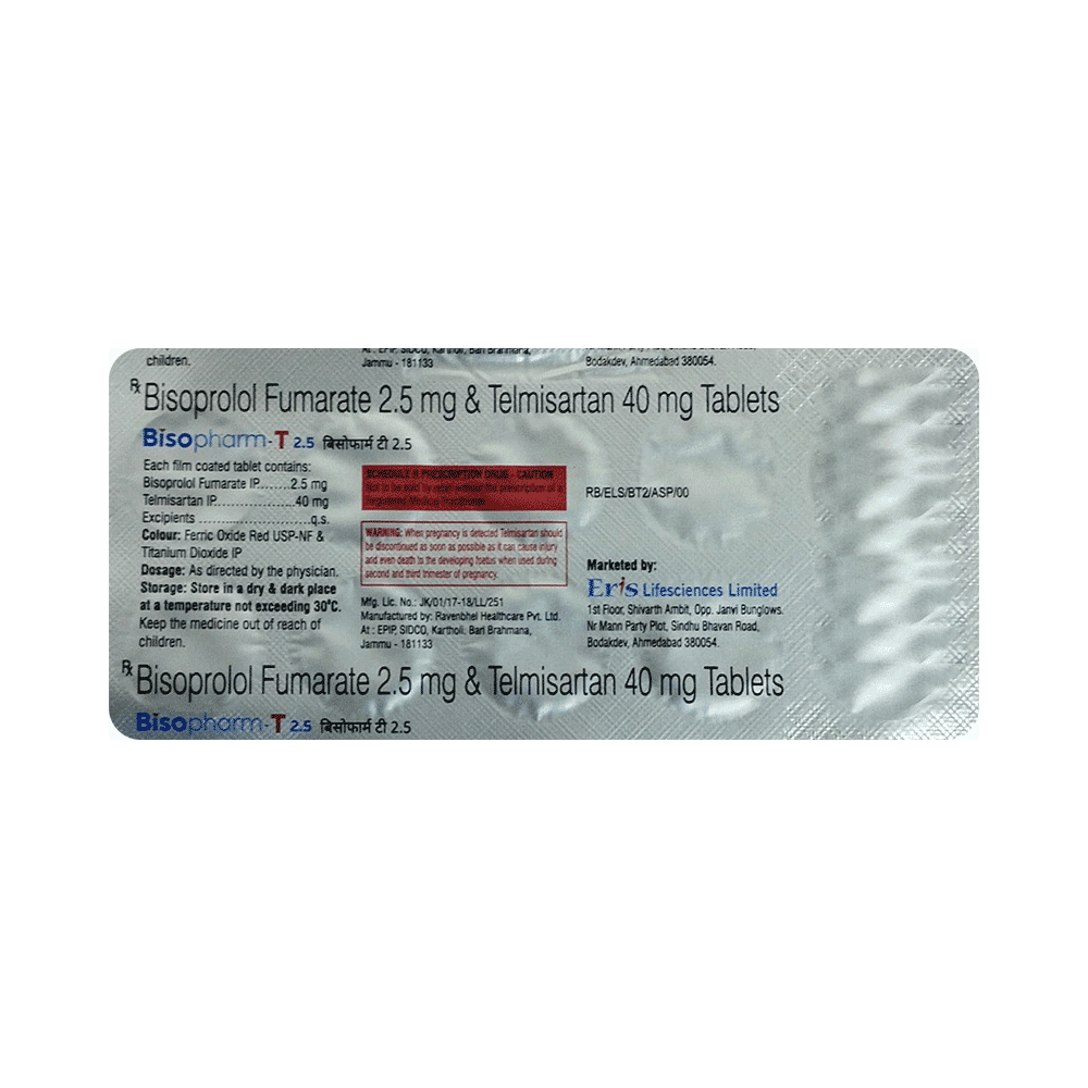 Bisopharm T 2.5mg/40mg Tablet