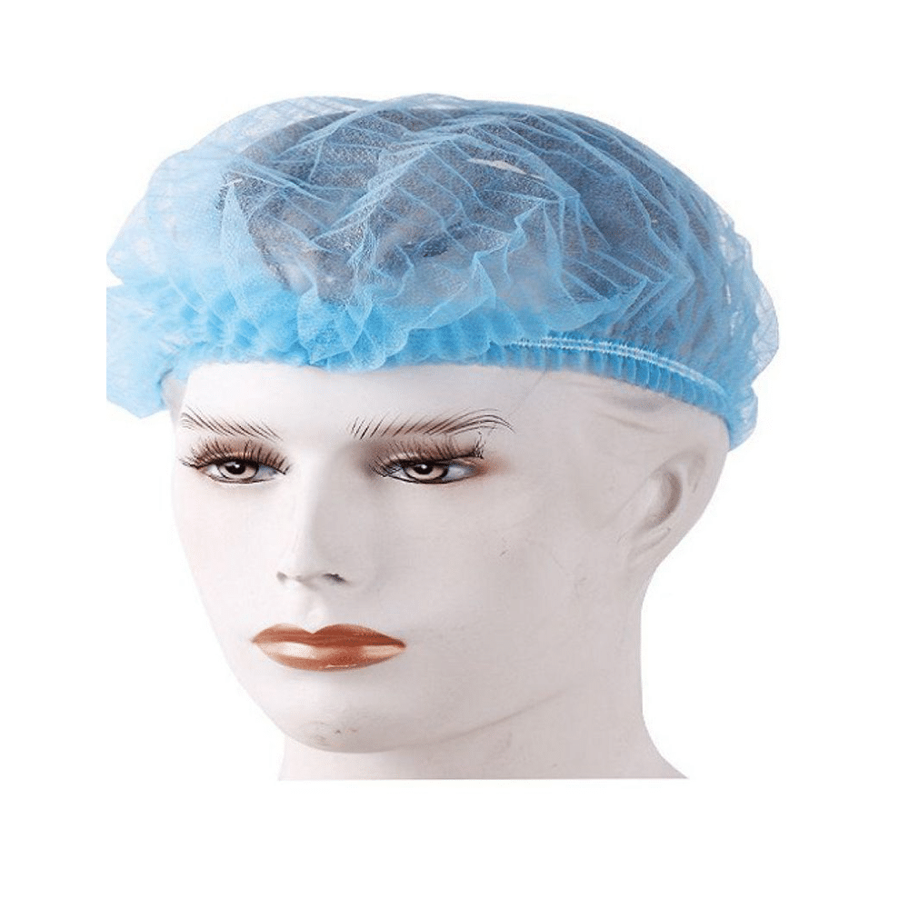 C Cure Bouffant Cap Blue - Image 1