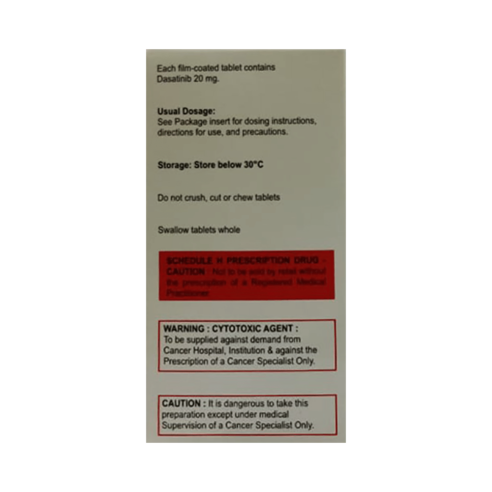 Dasashil 20mg Tablet - Image 2