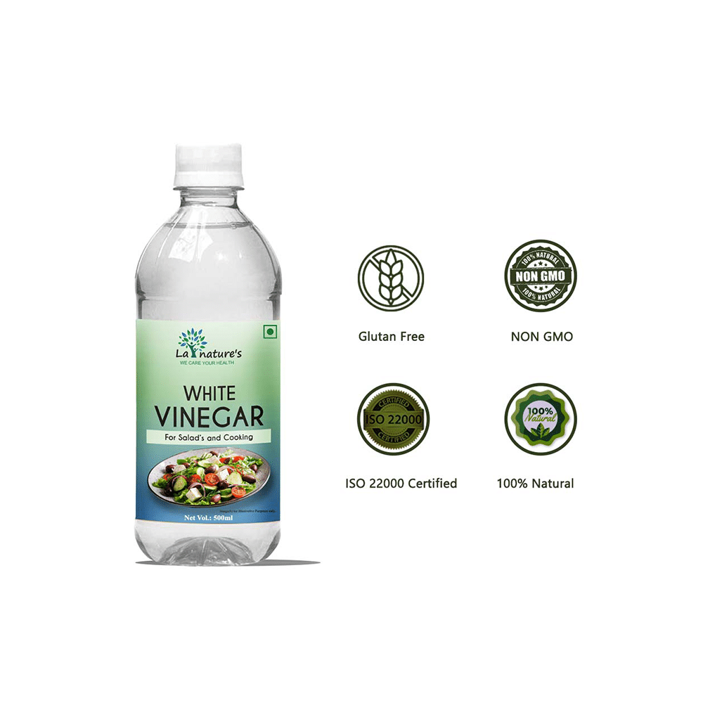 La Nature's White Vinegar for Salad & Cooking | Gluten Free - Image 2