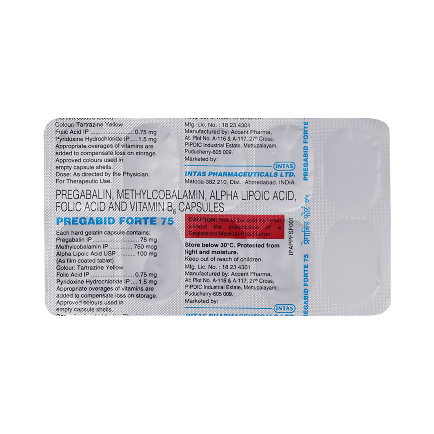 Pregabid Forte 75 Capsule - Image 6