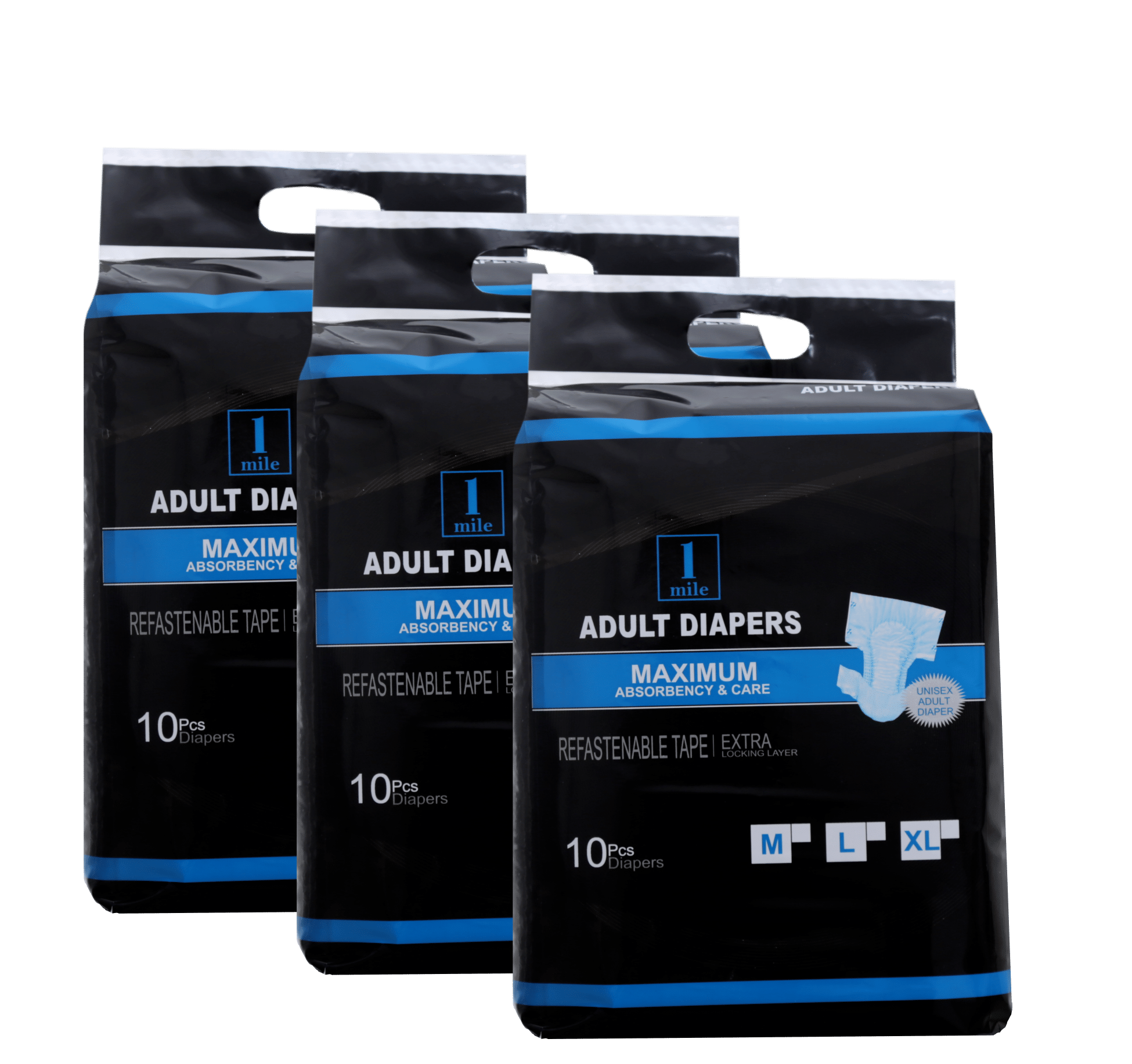 1Mile Adult Diaper XL - Image 3