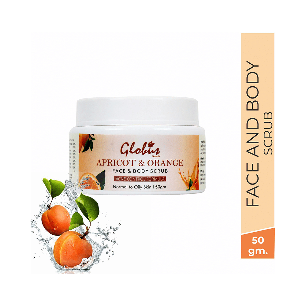 Globus Naturals Apricot & Orange Face & Body Scrub - Image 3