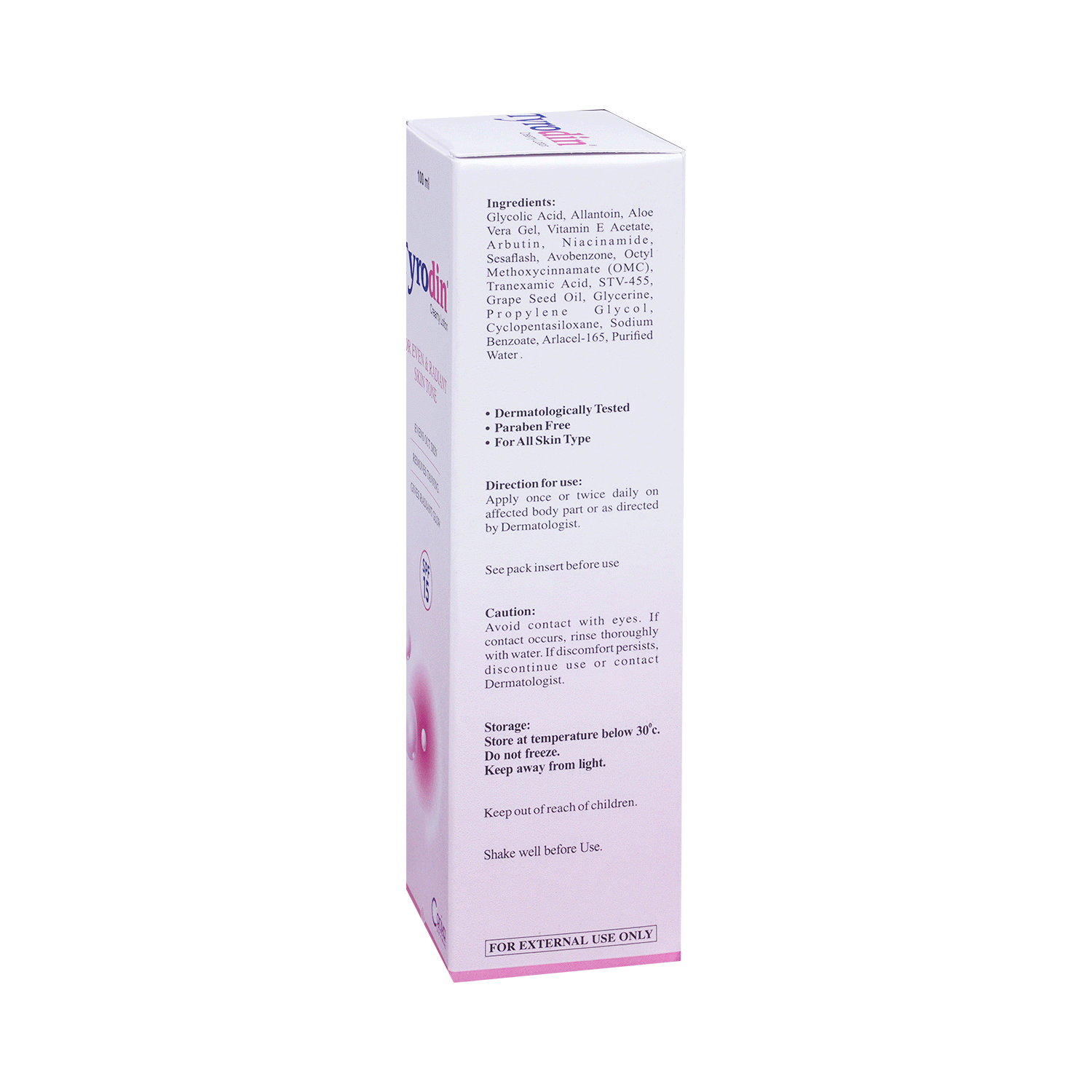 Tyrodin Creamy Lotion | For Even & Radiant Skin Tone | SPF 15 - Image 3