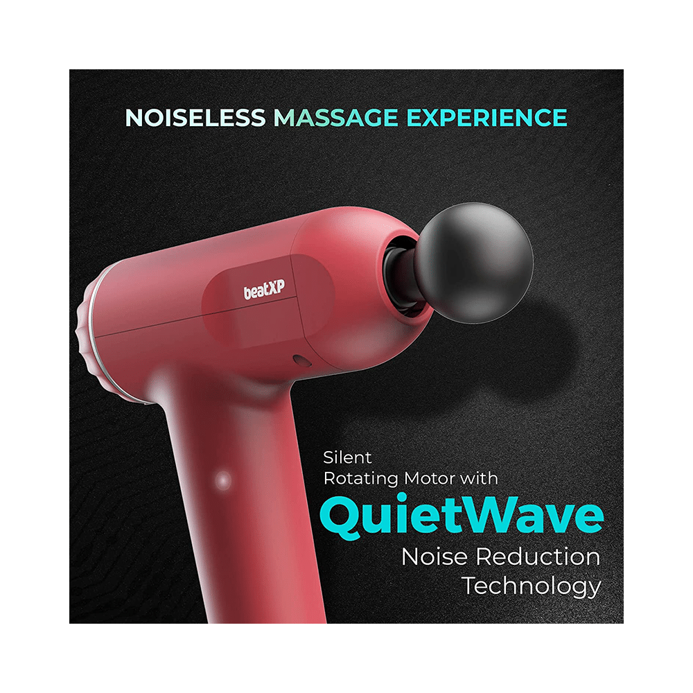 beatXP Bolt Deep Tissue Massage Gun Red - Image 7