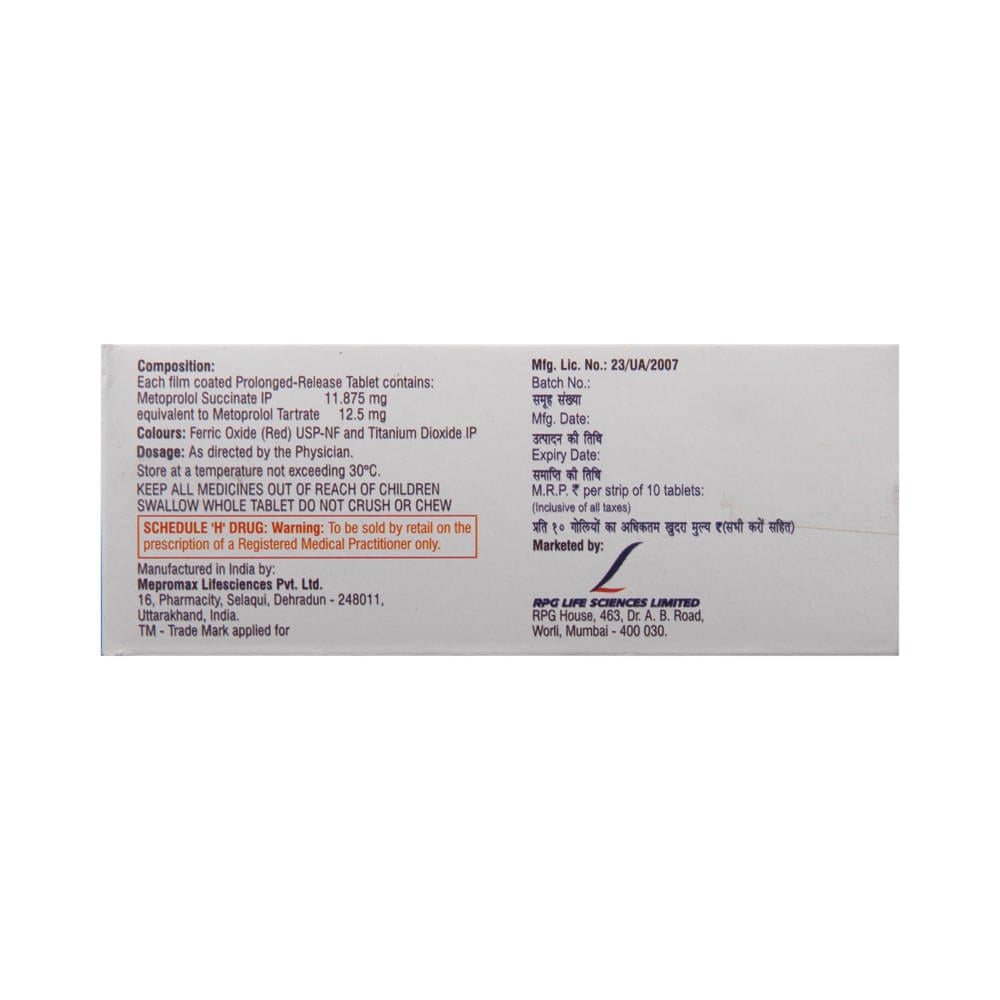 Cardibeta XR 12.5 Tablet - Image 3