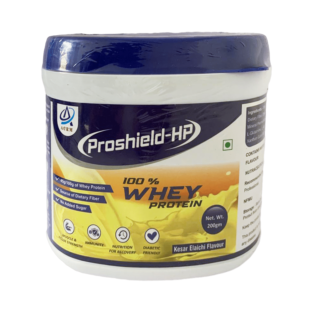 Proshield-HP 100% Whey Protein Powder Kesar Elaichi
