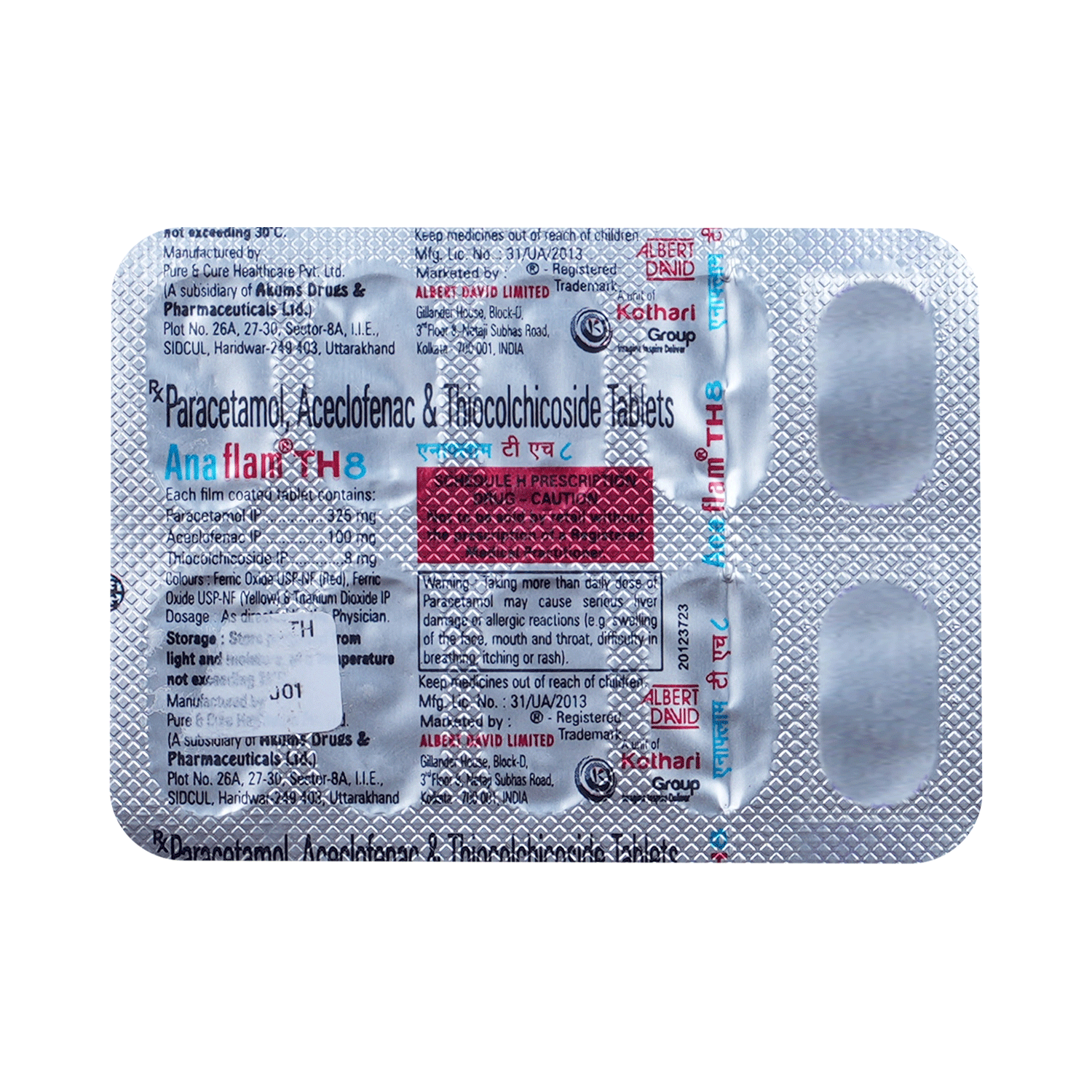 Anaflam TH  8 Tablet - Image 3