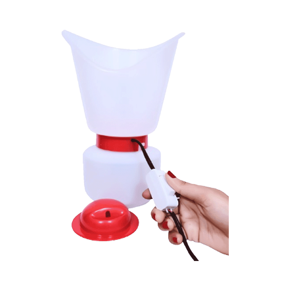 Vertical Console Steamer for Cold and Cough with Switch | Face Steamer Machine | Steam Inhaler - Image 1
