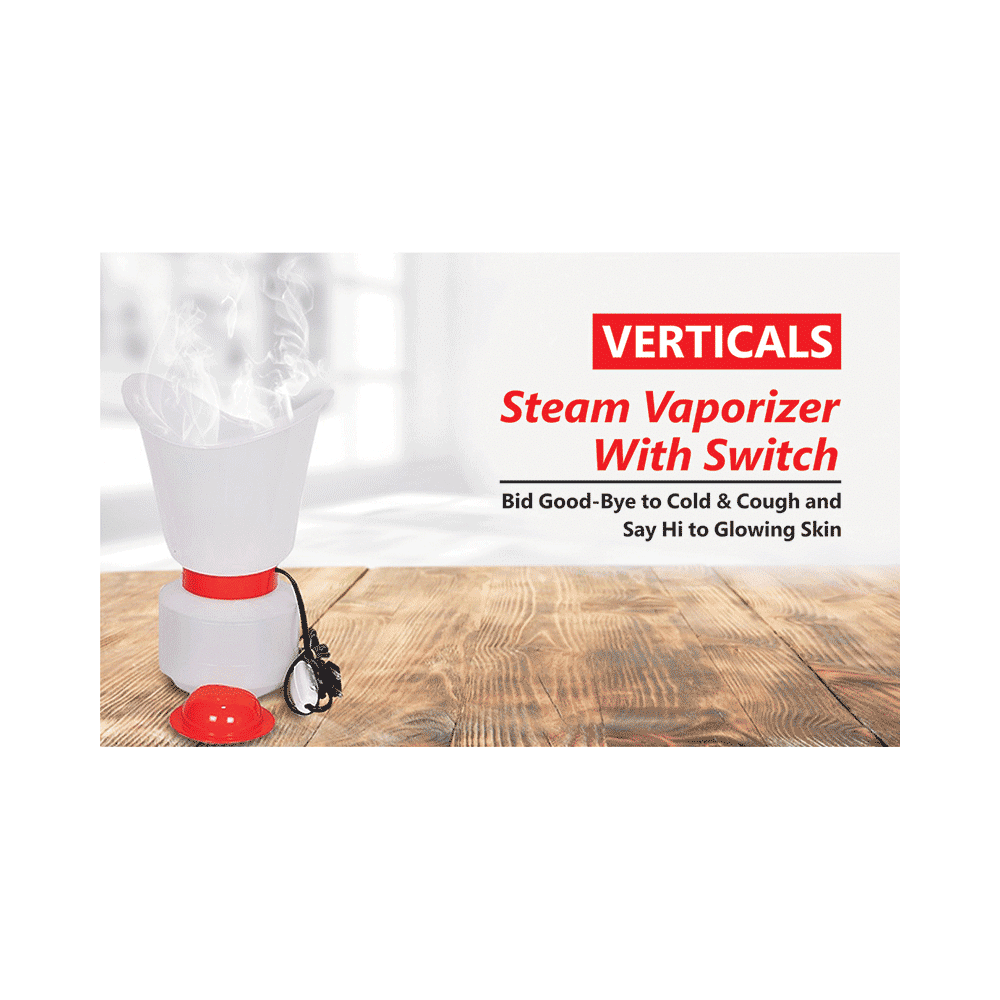 Vertical Console Steamer for Cold and Cough with Switch | Face Steamer Machine | Steam Inhaler - Image 4