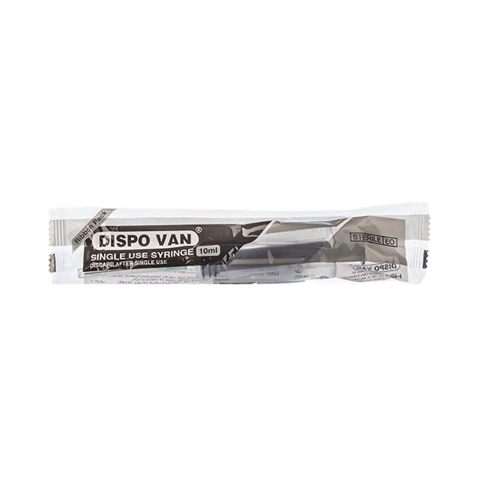 Dispovan 10ml Syringe with Needle - Image 2