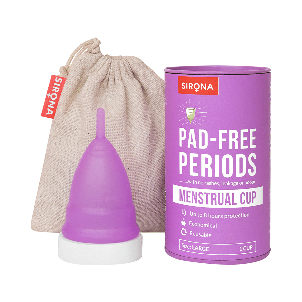 Sirona Reusable Menstrual Cup for Women | Size Large - Image 1