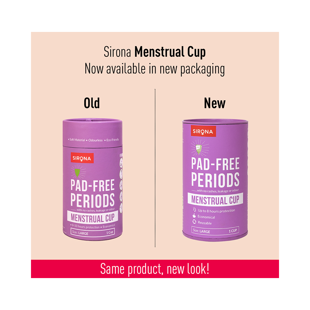 Sirona Reusable Menstrual Cup for Women | Size Large - Image 10