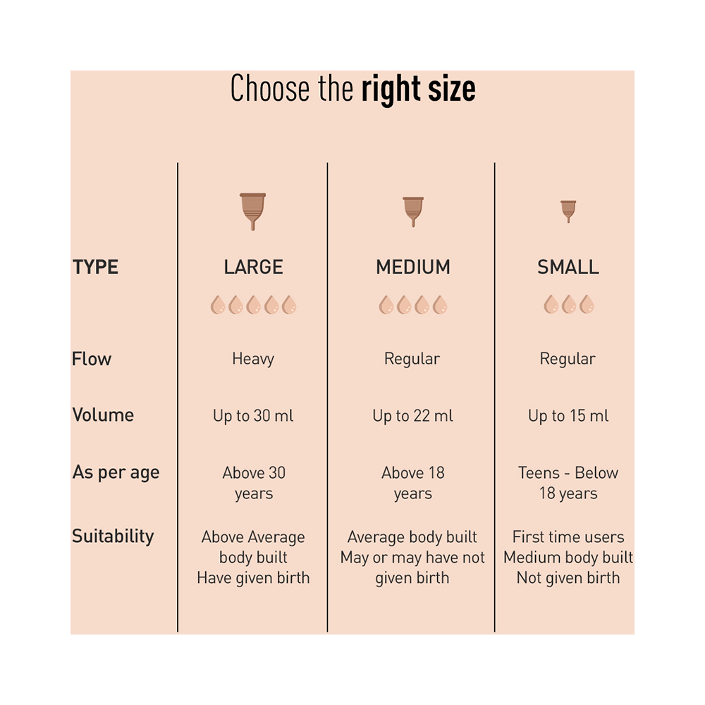 Sirona Reusable Menstrual Cup for Women | Size Large - Image 5