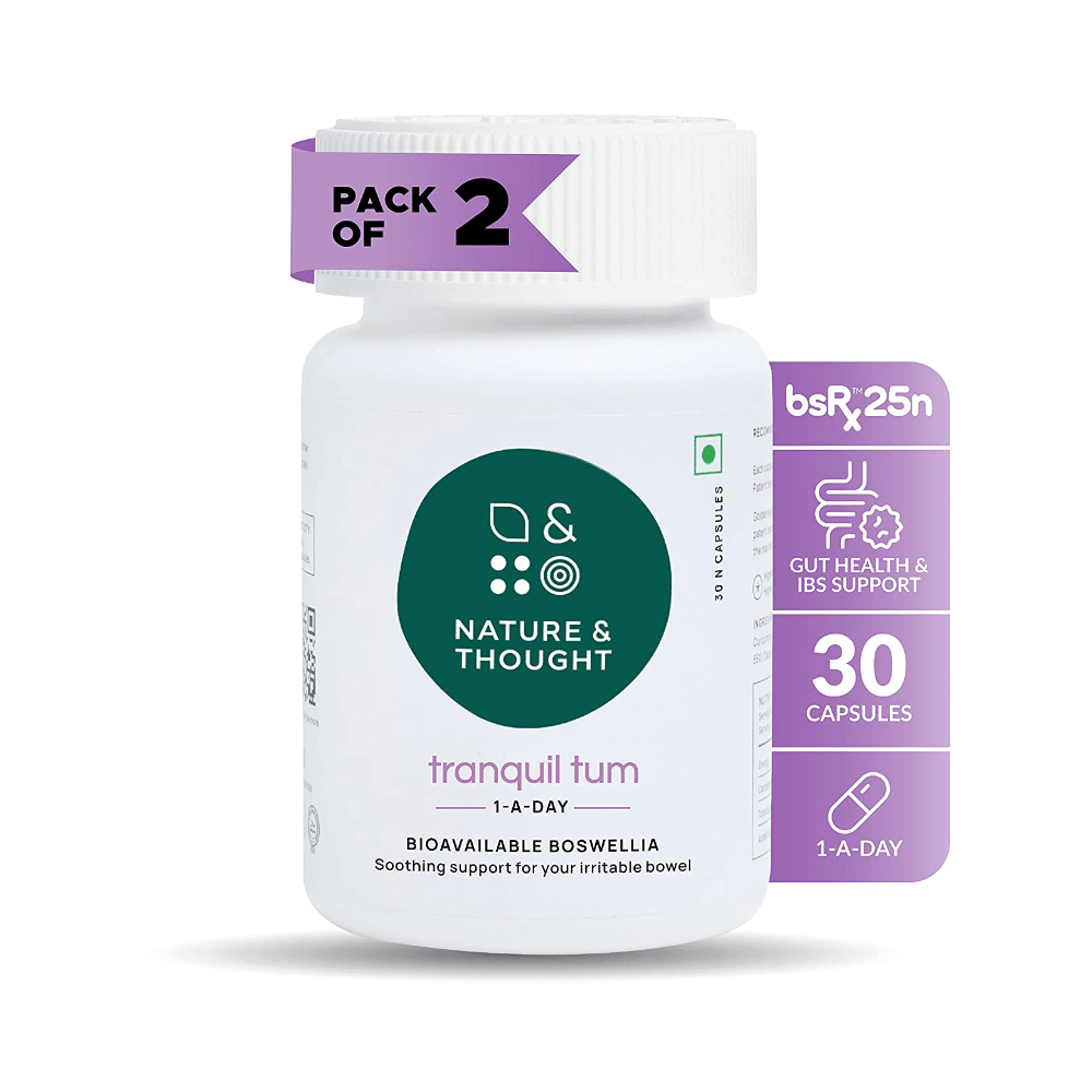 Nature & Thought Tranquil Tum Boswellia Capsule | Soothing Support for Irritable Bowel - Image 3