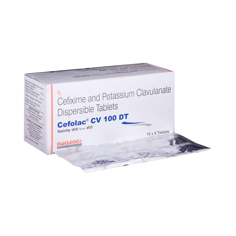 Cefolac CV 100 DT Tablet - Image 1