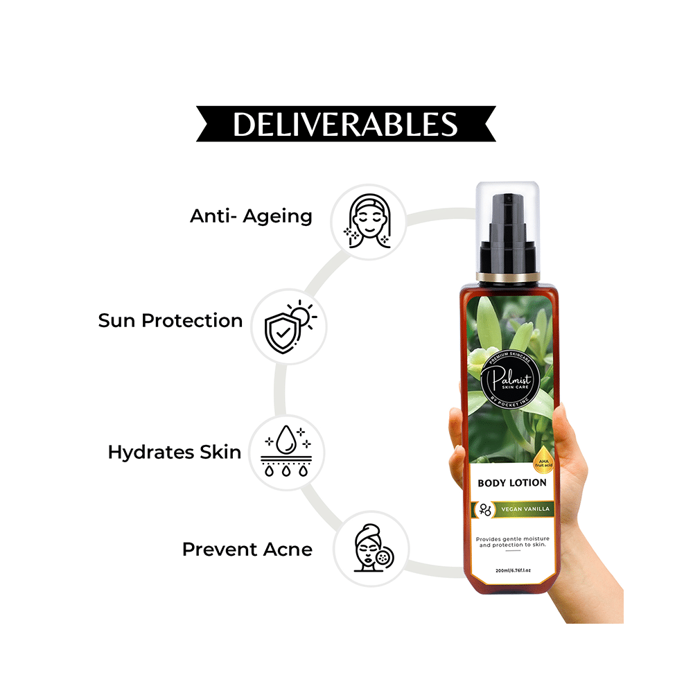 Palmist Body Lotion Vegan Vanilla - Image 5